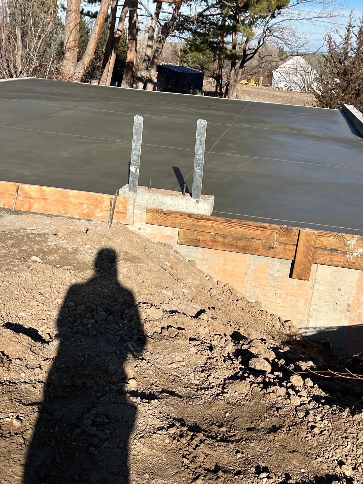 Fresh residential slab