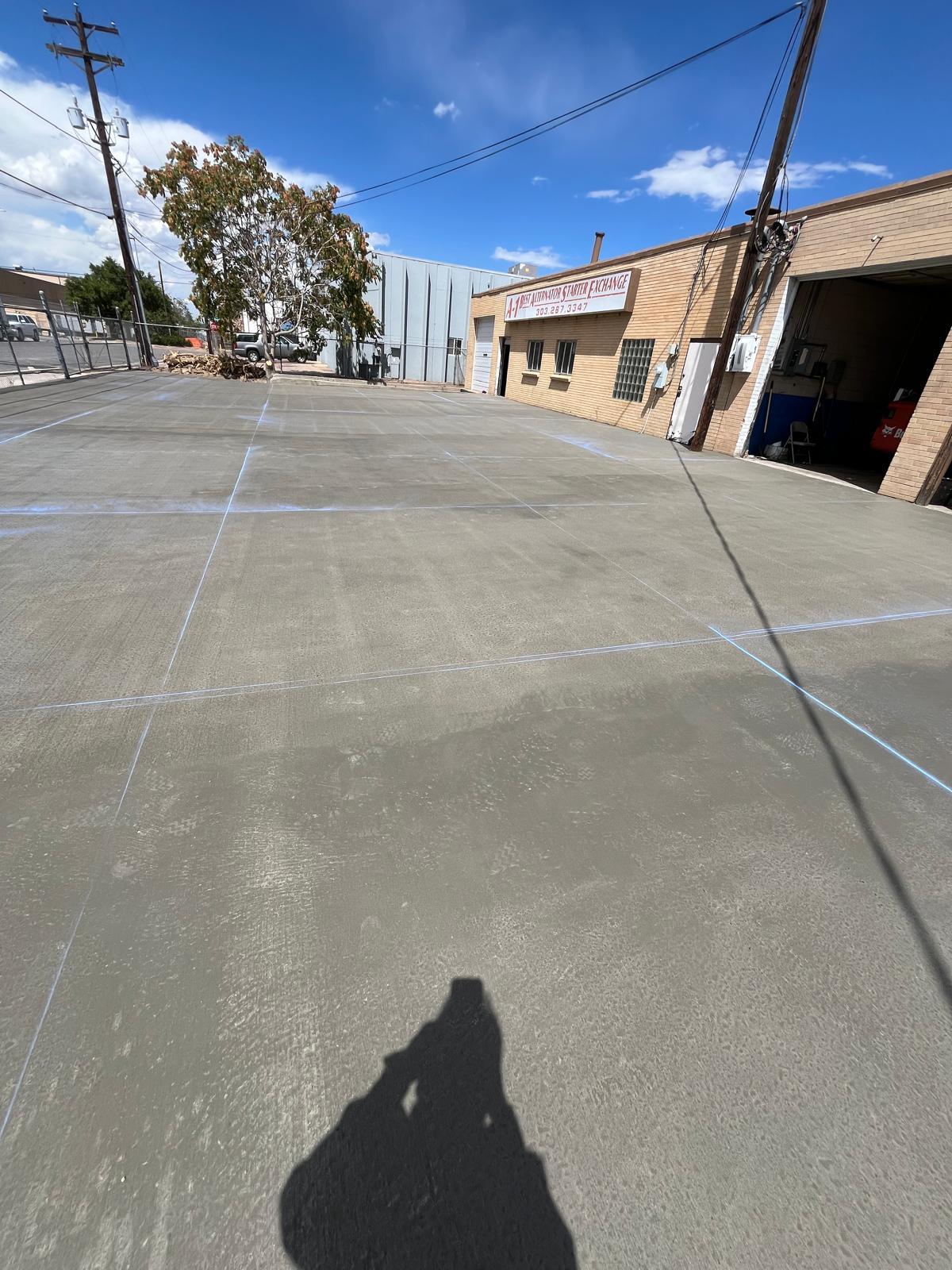 Large residential concrete approach