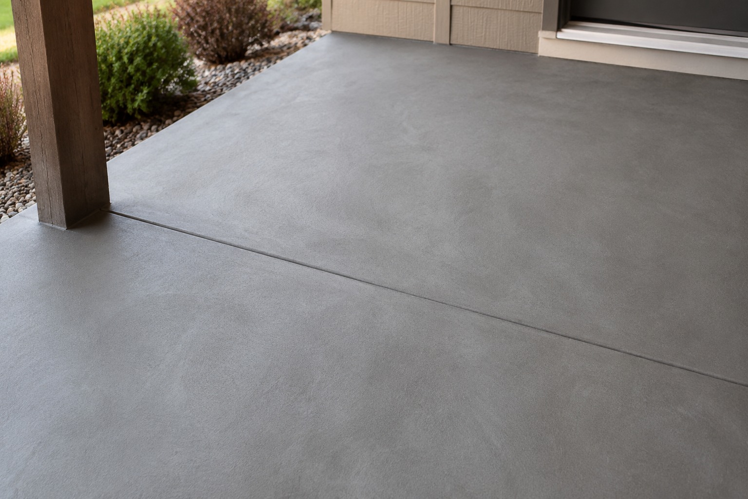 Smooth trowel finish